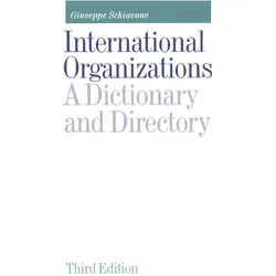 International Organizations, Fachbücher von Giuseppe Schiavone