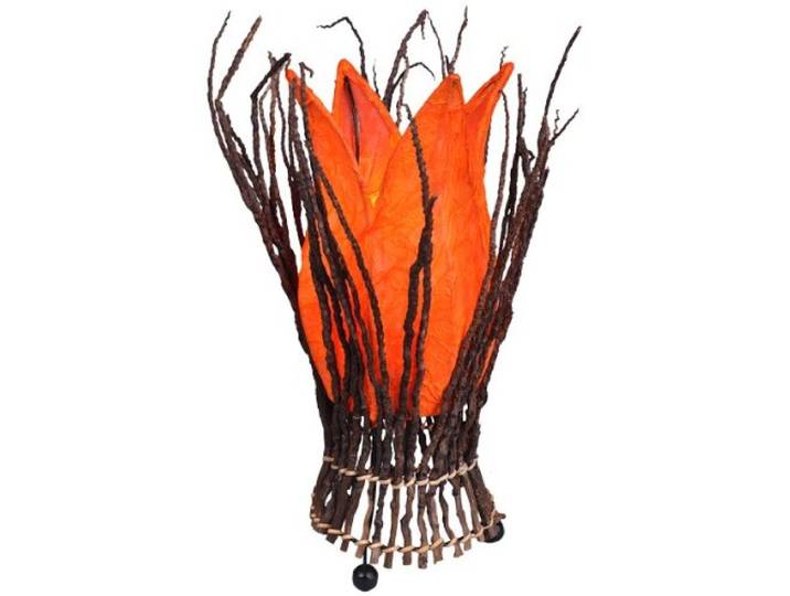 Woru Lampe STELLA - Deko-Leuchte, Stimmungsleuchte, Farbe:orange