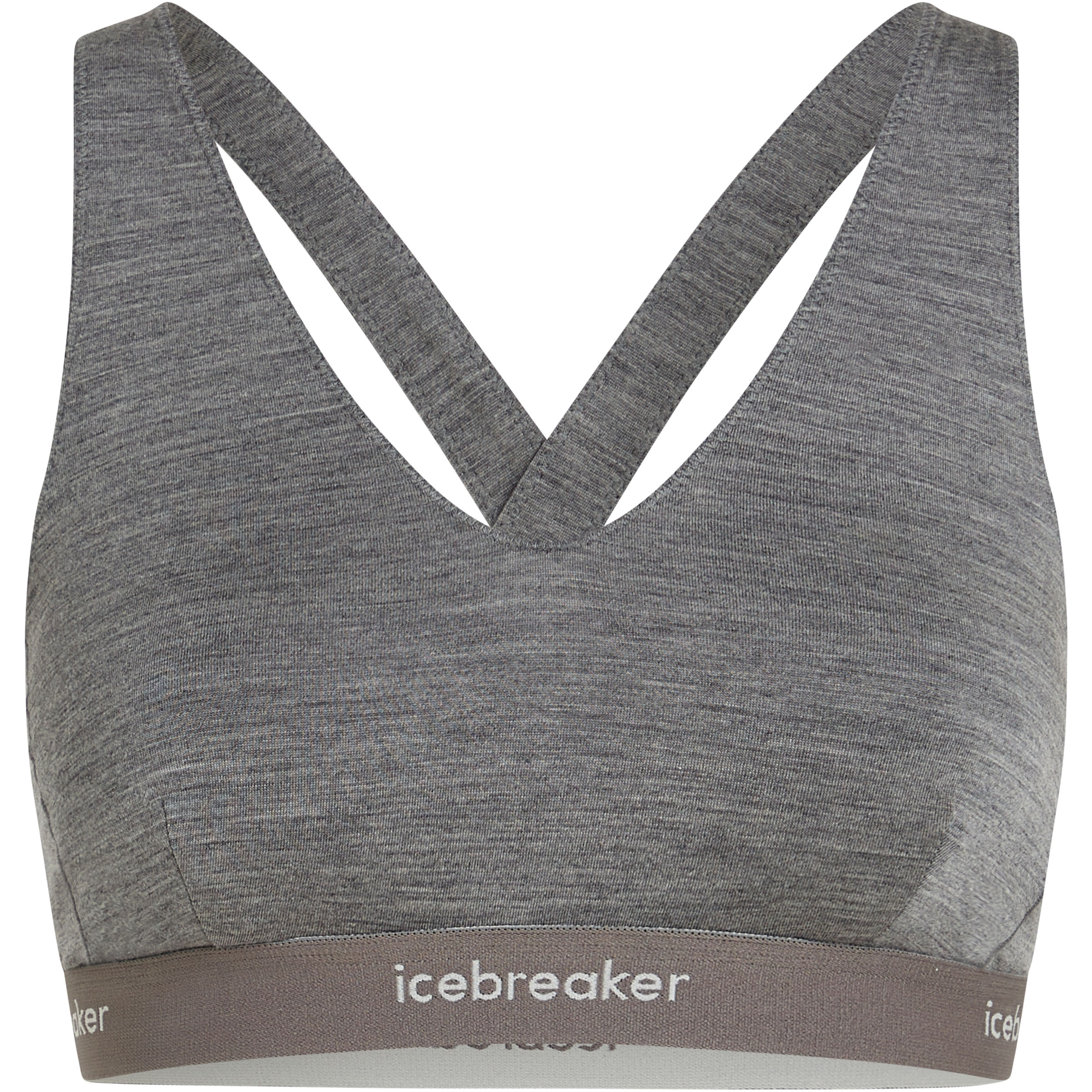 Icebreaker 125 Cool-Lite Sprite Racerback Sport BH Damen Sport-BHs grau Größe XS Hautfreundlich Merinowolle | Lyocell (Tencel)