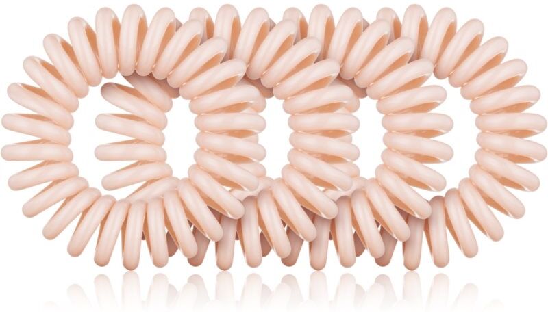 BrushArt Hair Rings élastiques à cheveux Nude 4 pcs