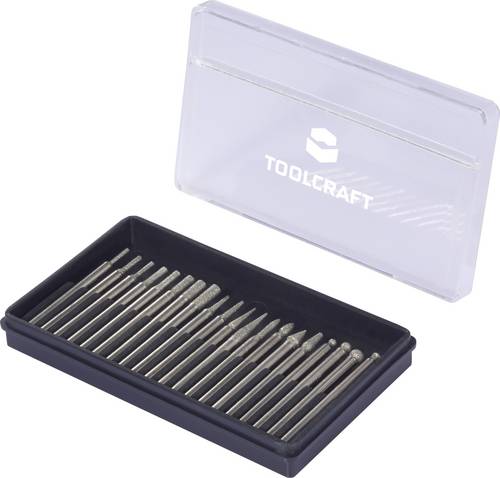 TOOLCRAFT TO-10674225 Diamantschleifstift-Set 1 Set