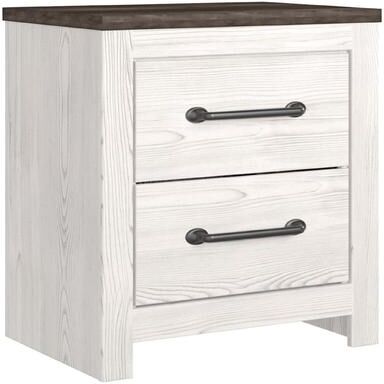 No Modern 2 Drawer Nightstand