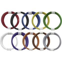 Donau Elektronik 110-MIX Litze 1 x 0.04 mm² Mehrfarbig 1 Set