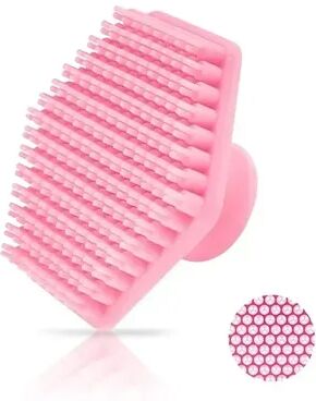 Quick Pick Pro Miniature Face Deep Clean Shave Brush, Silicone Facial Cleaning Scrubber, Massage For Man Face Scrub Brush Cleaning Tool pink