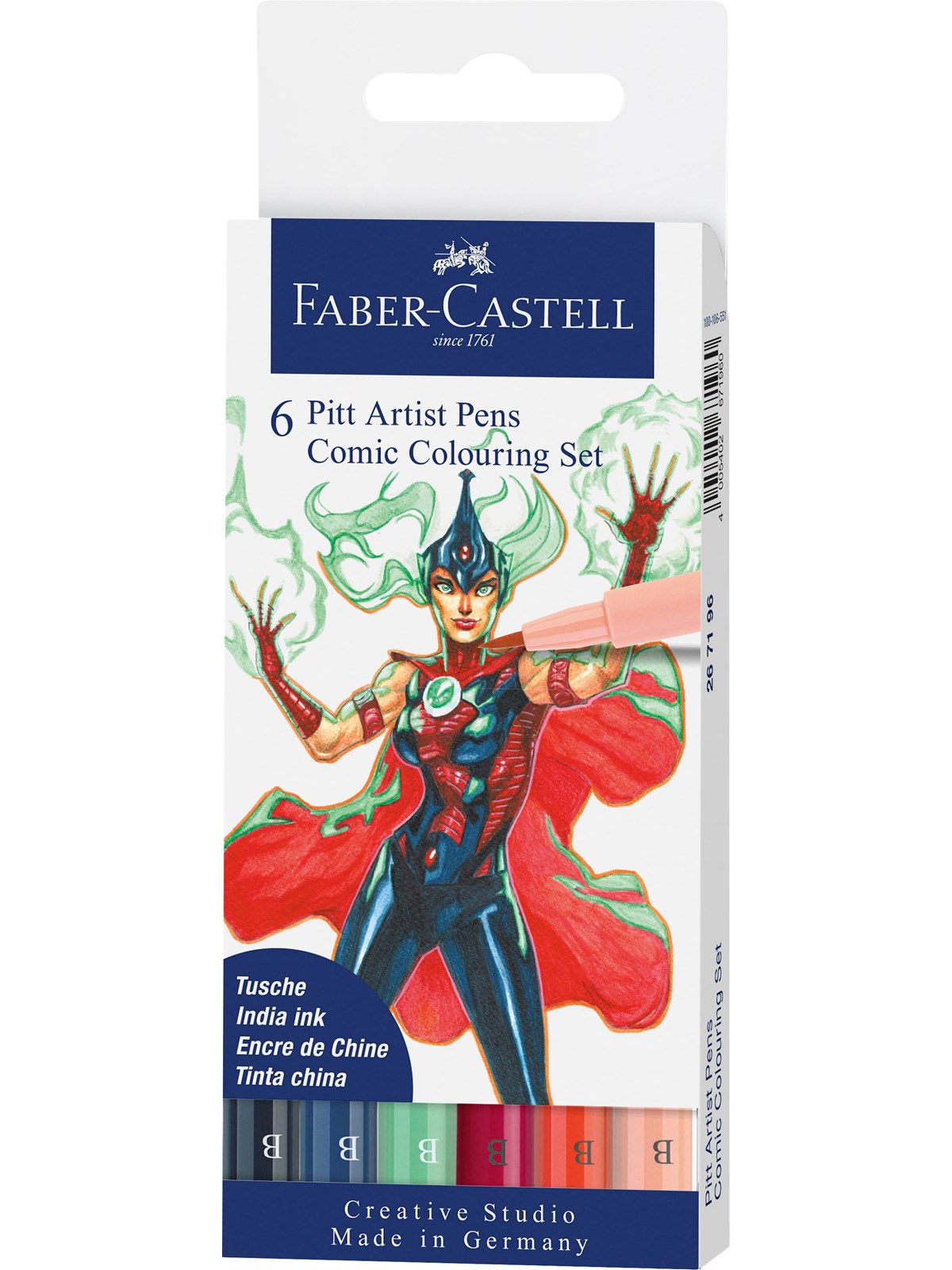 Faber-Castell Tuschestift Pitt Artist Pen Comic 6x