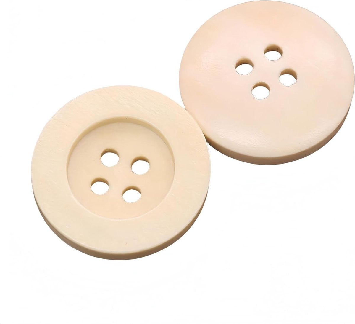 Houten Knopen Set - 10 stuks - 9 mm - Houtkleur