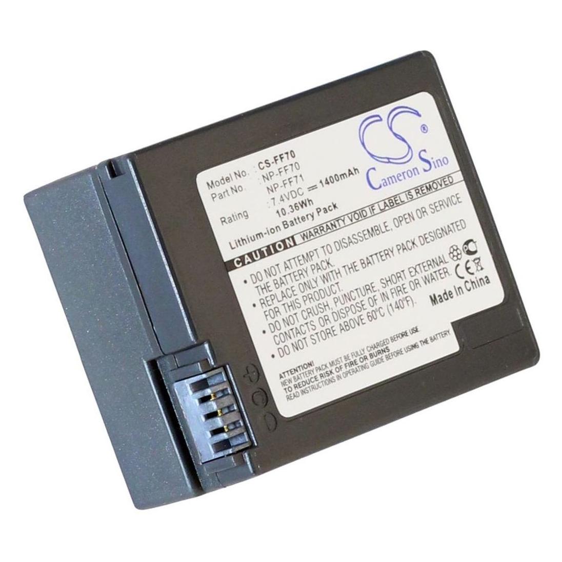 CS Cameron Sino Battery for NP-FF70 replacement battery (Kamera Akku) (NP-FF70)