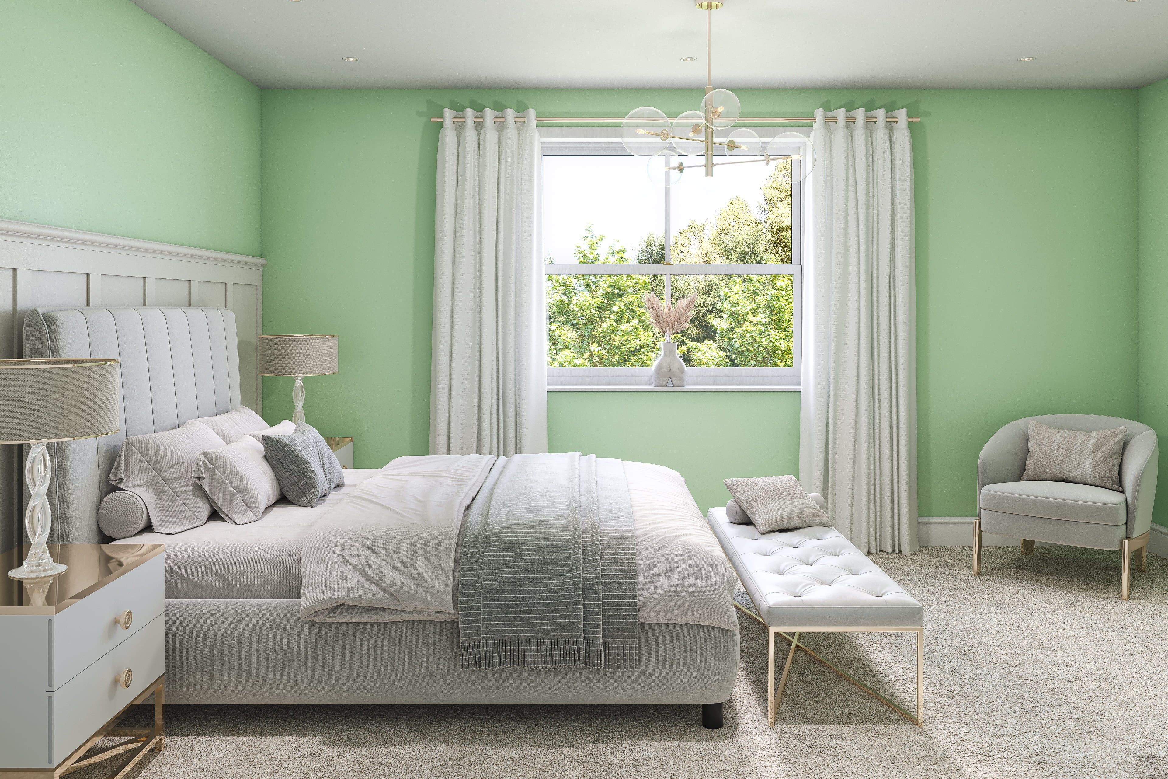 Hemway Wall Paint   Soft Green   Matt Emulsion Interior   Acrylic   Latex - Soft Green - 2.5L