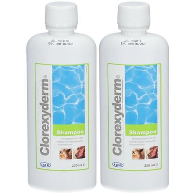 Clorexyderm Shampoo f.Hunde/Katzen x2 2x250 ml