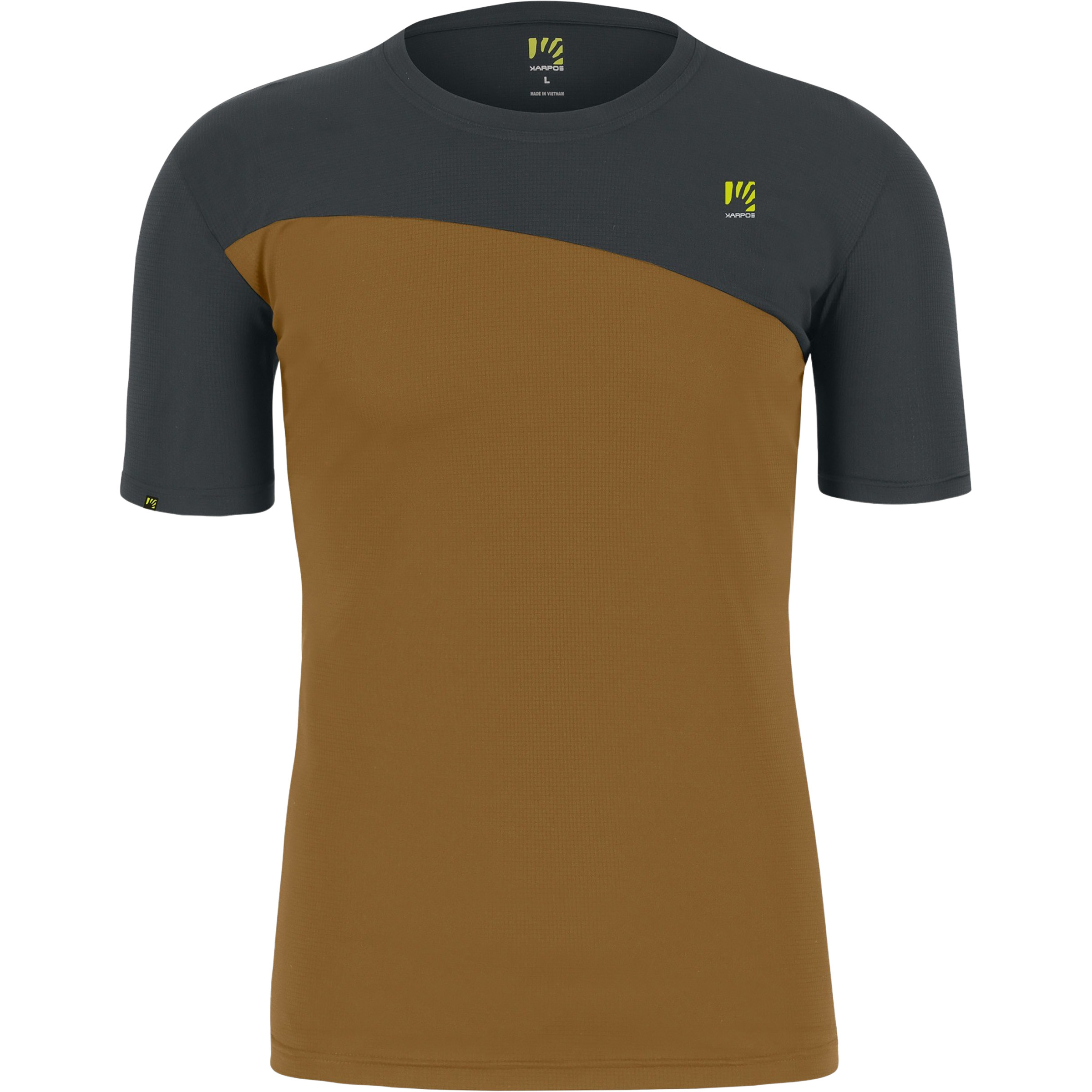 Karpos Averau Herren Laufshirts braun Größe L Trekking Elastisch