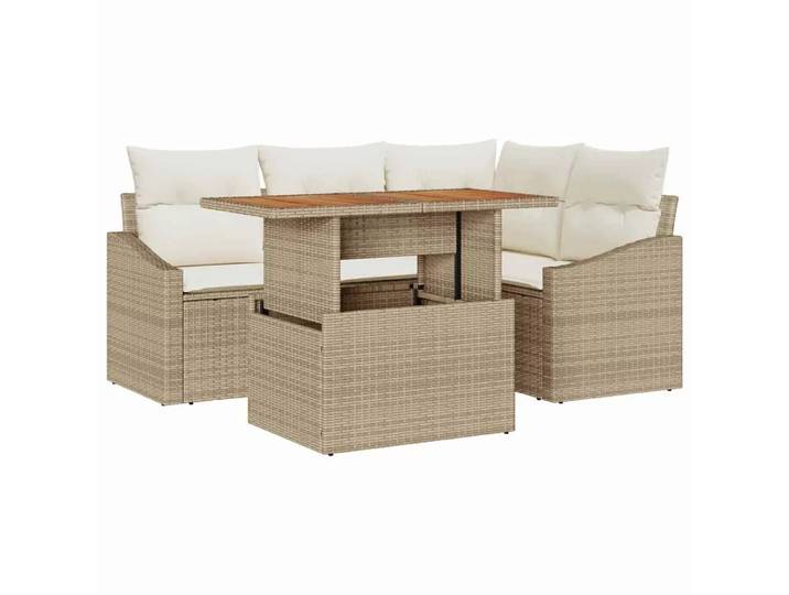 VidaXL - Garten-sofa-set poly-rattan, One Size, Multicolor
