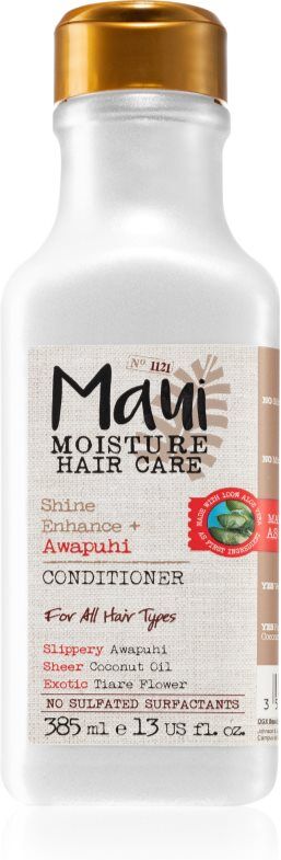 Maui Moisture Shine Amplifying + Awapuhi Conditioner für glänzendes und geschmeidiges Haar 385 ml