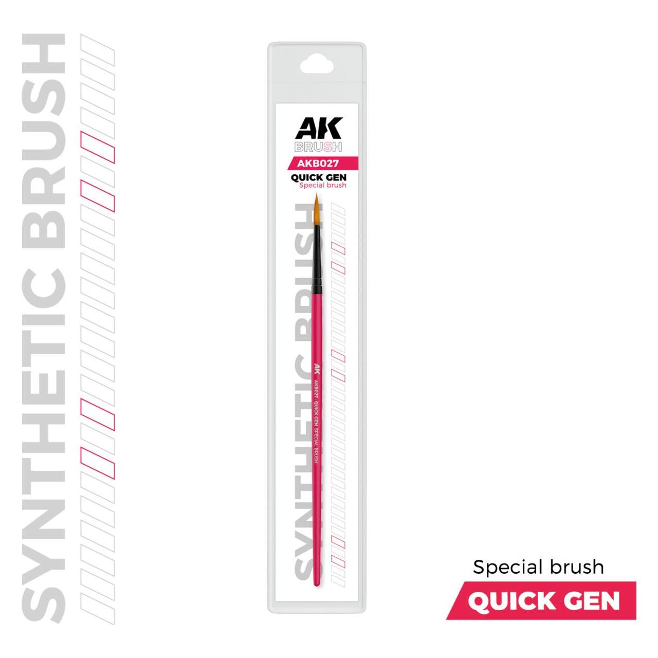 AK Interactive Pinceau Synthetique - Quick Gen Special Brush (AKB027)