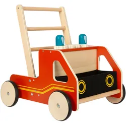 small foot Lauflernwagen Feuerwehr, mehrfarbig | rot