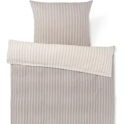 Tchibo - Flanell-Bettwäsche - taupe