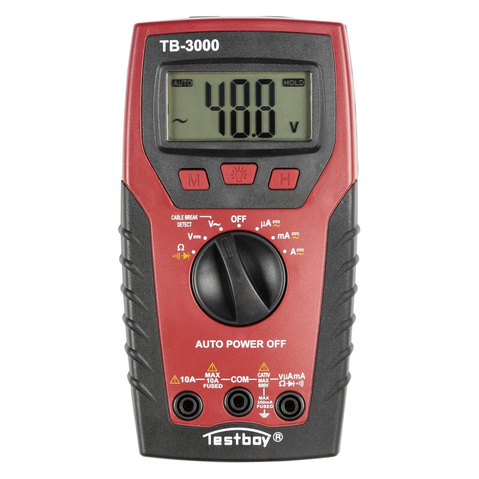 Testboy Hand-Multimeter digital TB-300 (CAT IV 600V, Hand-Multimeter) (TB-3000)