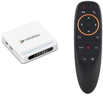 LightInthebox H96 Max Android TV Box 4128G, 8K Ultra HD Smart Streaming Media Player with Google Assistant Voice Remote, Support Netflix, YouTube, Prime Video, Google Play Store, Dual WiFi 2.4G/5G Bluetooth TV Box