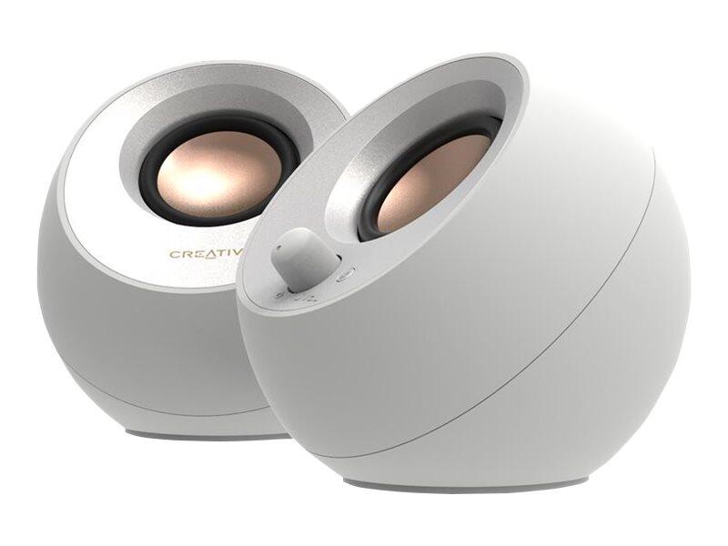 Creative Labs Creative Pebble V3 - Lautsprecher - für PC - 2.0-Kanal - kabellos - Bluetooth - USB - 8 Watt (Gesamt) 51MF1700AA002