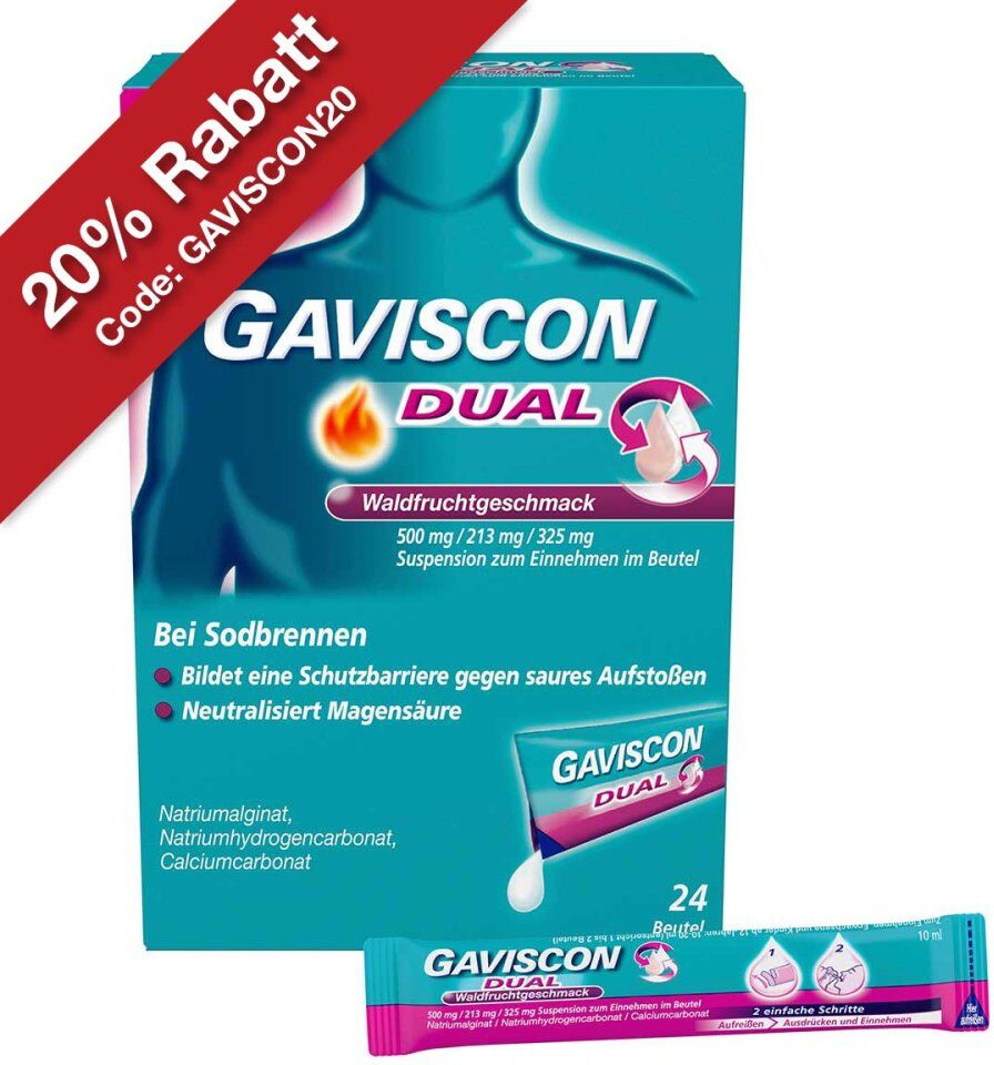 Gaviscon Dual Suspension Waldfrucht
