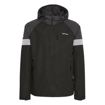 Funktionsjacke NORTH BEND "Funktionsjacke NBTompkins M W-PRO 10.000 mit wasserdichter Beschichtung", Herren, Gr. S, schwarz, Obermaterial: 100% Polyester PES., Jacken Funktionsjacke