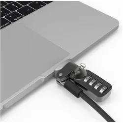 Compulocks Universal Ledge Macbook Pro, Notebook Security, Schwarz, Silber