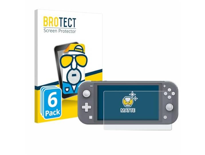BROTECT 6 Stuks Schermbeschermer voor Nintendo Switch Lite