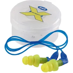 3M E-A-R Ultrafit X, mit Kordel, mit praktischer, durchsichtiger Aufbewahrungsbox, SNR = 35 dB, UF01014