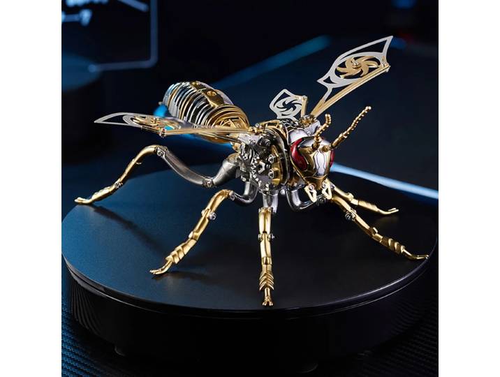 Cadeau pour garçon, kit de montage 3D en métal, modèle d'abeille mécanique, jouets de décoration, accessoires, puzzle mécanique, cool