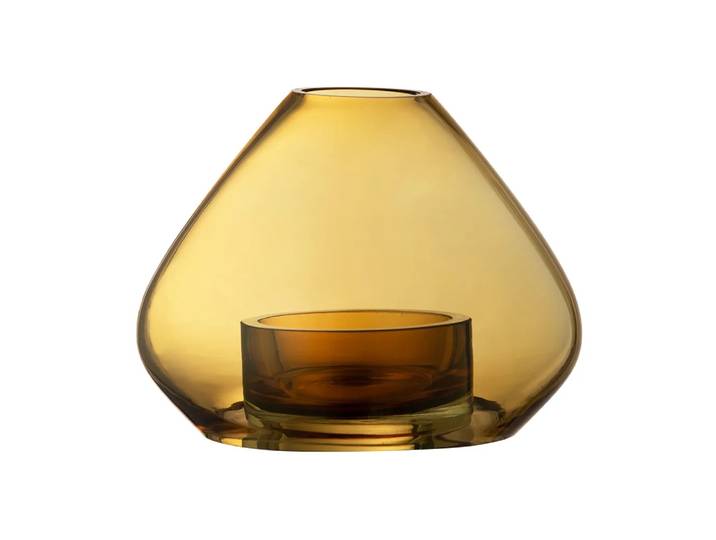 AYTM Lanterne-Vase Uno 12 cm Ambre