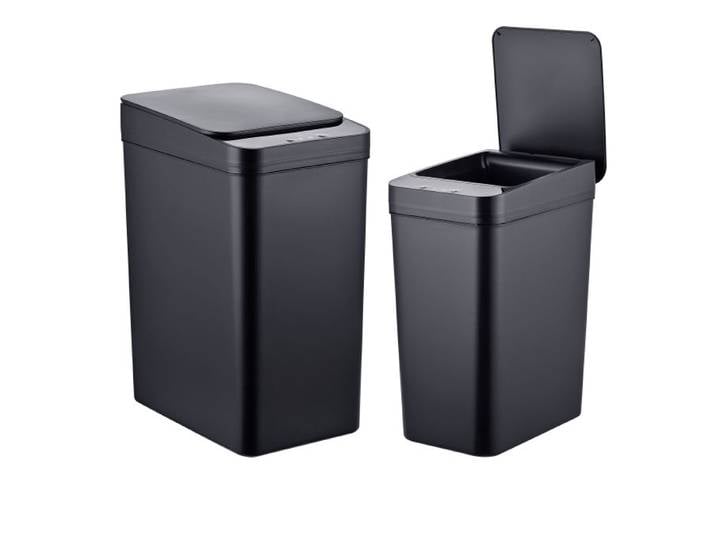 Relaxdays Mülleimer 9L & 15L mit Sensor 2er-Set