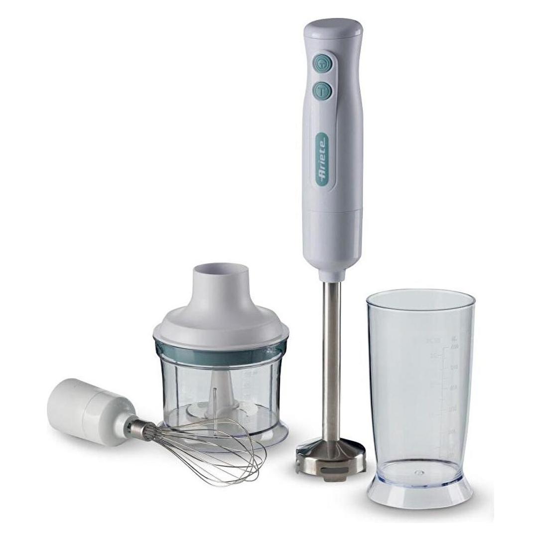 Ariete Stabmixer mit Küchenmaschine 3in1 Frühstück Weiss (00C060111AR0)