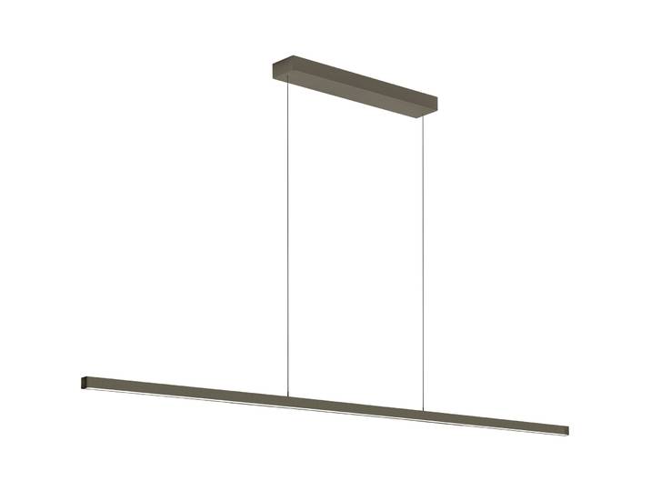 Bankamp Designer-Pendellampe Line Bronze Aluminium 7200 lm Dimmbar B 200 cm - LED - Lichtfarbe: Extra warmweiss- LED Energiesparlampe