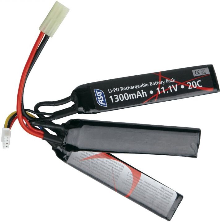 ASG LiPO Batteri 11,1V 1300mAh 3 Sticks