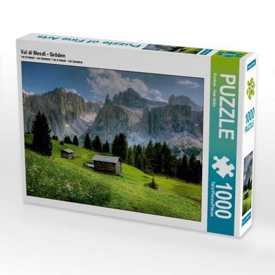 CALVENDO Puzzle Val di Mesdi - Gröden | 1000 Teile Lege-Größe 64x48cm Foto-Puzzle für glückliche Stunden