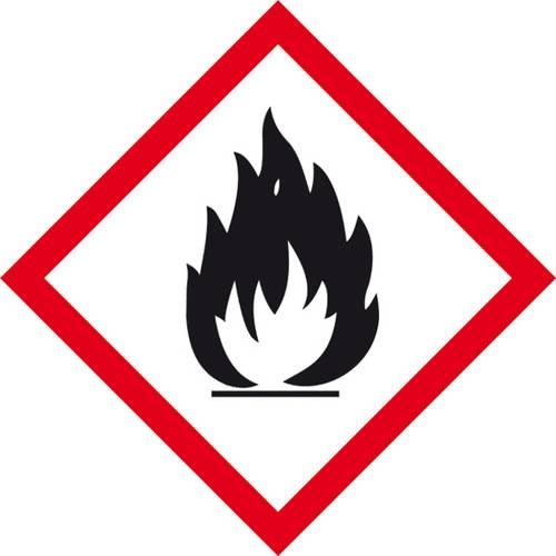 SafetyMarking 21.B1013 GHS-Gefahrenpiktogramm 02 Flamme Folie selbstklebend (B x H) 100mm x 100mm 1St.
