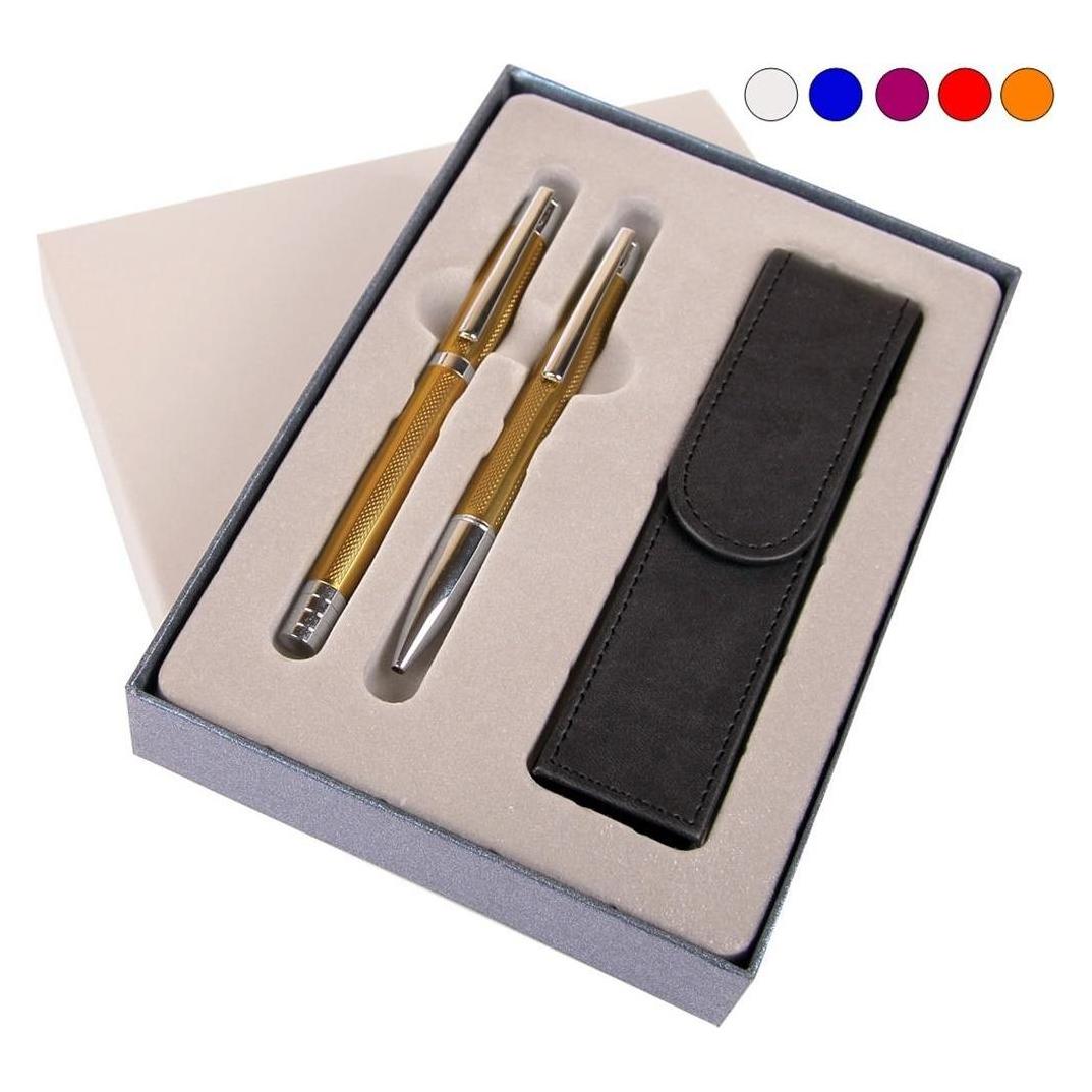 Cresco Stift + Kugelschreiber Elegant im ES-Etui (2x) (406783)