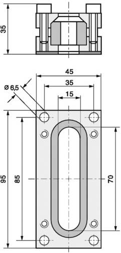 LAPP SKINDICHT FL4 Dichtungsdurchführung Aluminium 1 St.