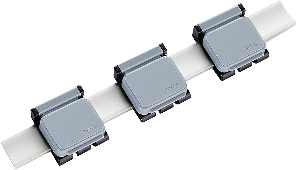 Alu-Schwenkarm für Planhalter, mit 3 verschiebbaren Magnetclips, Format DIN A0 MAUL