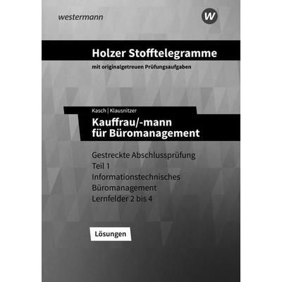 Holzer Stofftelegramme Baden-Württemberg – Kauffrau/-mann für Büromanagement, Taschenbuch von Lars Klausnitzer,Ursula Kasch,Volker Holzer, Westermann
