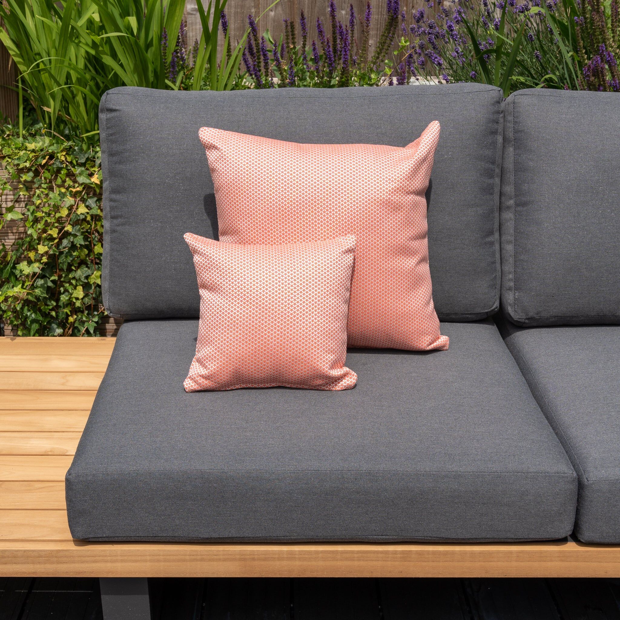 Harbour Lifestyle Agora Scala Coral Small Scatter Cushion - 25m x 25cm
