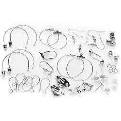 Ohrschmuck-Set, silber