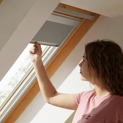 VELUX Verdunkelungs-Rollo Classic DBL F06 4204 Uni Grau