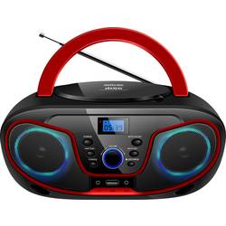 Silva Schneider MPC 19.4 USB CD-Radio UKW AUX, CD, USB Schwarz, Rot 210718