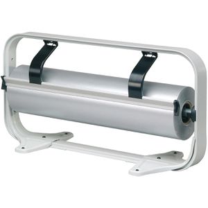 Rocholz Packpapierabroller STANDARD für Papier und Folie, Tischmontage, mit gezahnter Klinge, Rollenbreite bis 75cm