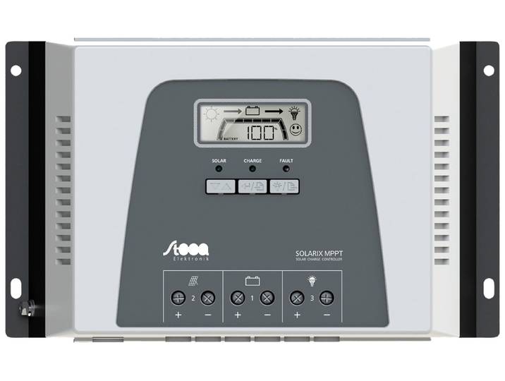 Solarladeregler STECA Solarix MPPT 5020 , grau, B:15,5cm H:8,5cm T:25cm, Spannungsregler, Solarladeregler