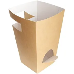 MONOUSO - Beutel für Spritzgebäck mit Schokolade Kraft 78x78x179mm (25 Stück)