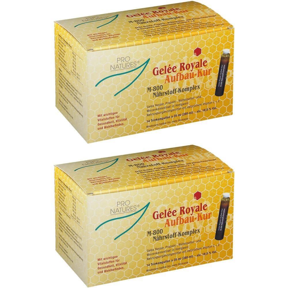 Gelee Royal Aufbaukur M800 Trinkampullen 2x 2x14x20 ml