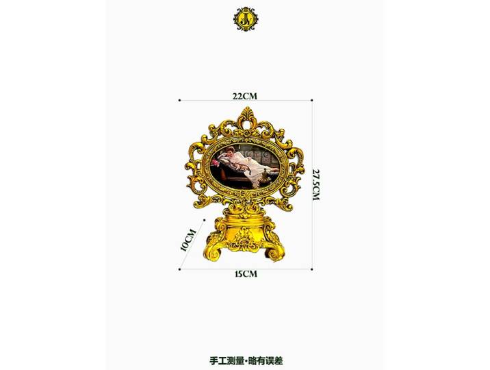 Ornements médiévaux exquis pour villa française, table d'entrée, décorations rétro haut de gamme américaines et européennes