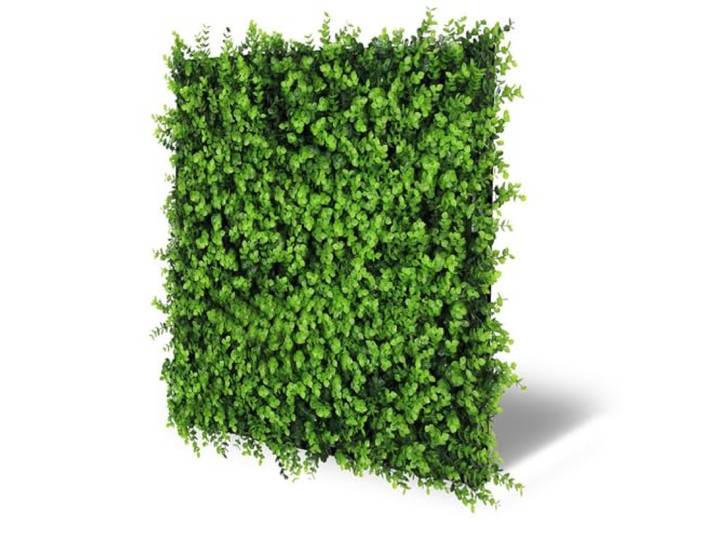 JANGAL Modular Wall Flora Paneel (52x52 cm), Modulares Wandpaneel, mit recyceltem PET-Filz, zum Kleben oder Schrauben, Wandverkleidung, Wand Deko, Florawand (Mixed Green Design Buxus)