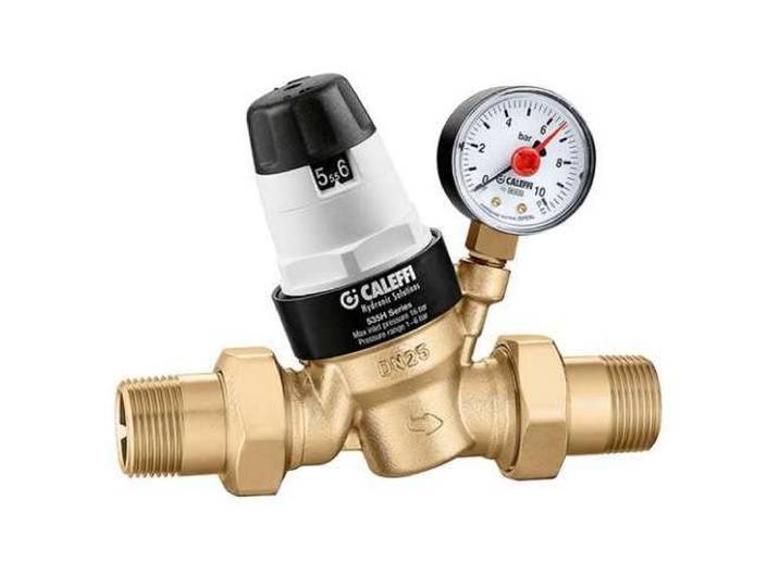 535061H Druckminderer mit herausnehmbarer Kartusche 1 ”Manometer 0-10 bar CALEFFI